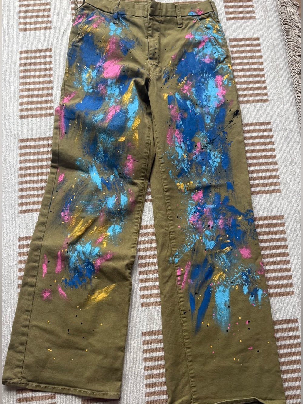 Mother Painted Cargo Pants